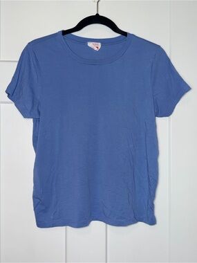 Goldie Solid Blue Short Sleeve Tee